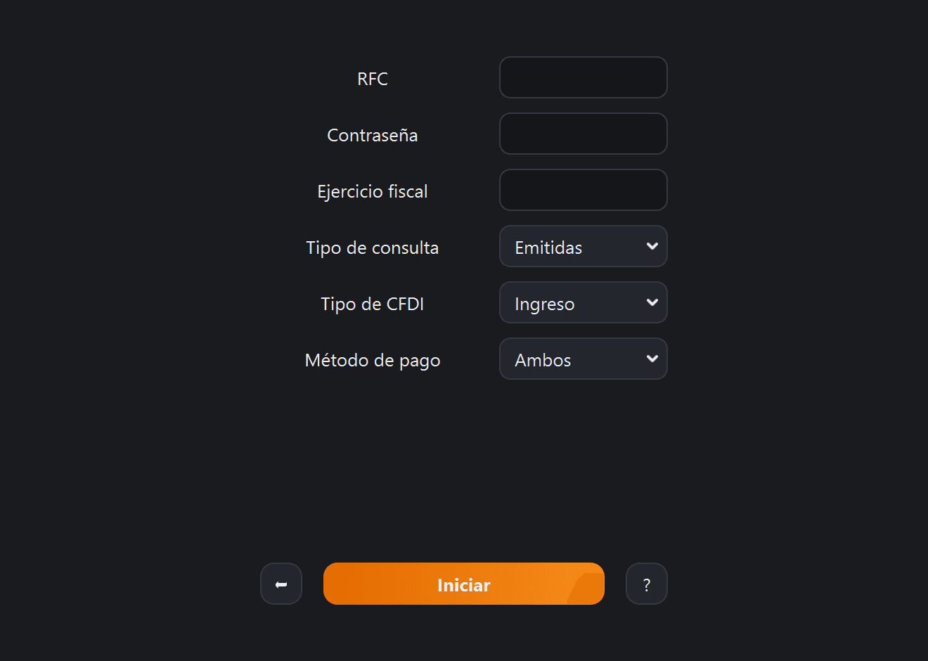 Pantalla Visor de facturas emitidas y recibidas